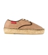 Alpargatas blucher de yute natural hechas a mano para mujer