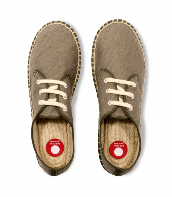 Esparto blucher sandals, jute espadrilles for woman