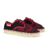 Black platform esparto espadrilles for women online