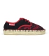 Handcrafted black platform esparto espadrilles for women online
