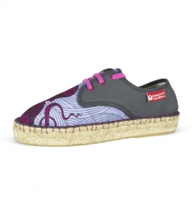 Handcrafted platform esparto espadrilles shoes for women hand made with love in Spain