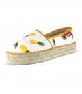 Jute platform espadrilles for women HANANAS