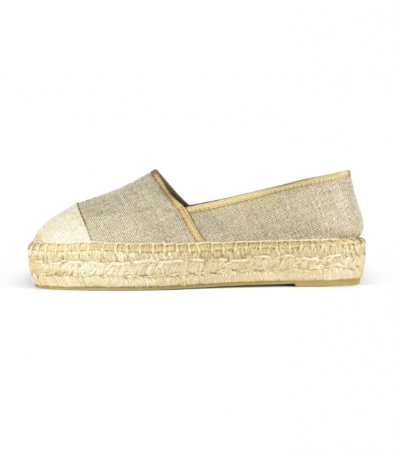 Jute platform sole camping espadrilles for women handmade with love in Spain