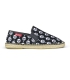 Esparto moccasin style espadrilles for men in black, white and white colours