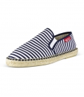 Printed men's moccasin espadrilles VINTAGE NAVY