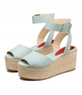 Sandalias con plataforma para mujer MILOS BLUE