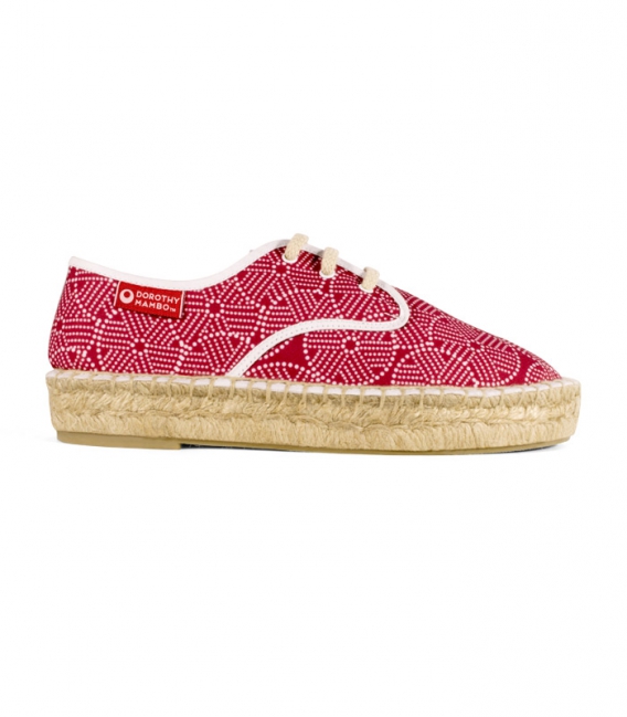 Alpargatas novia de esparto, espadrilles