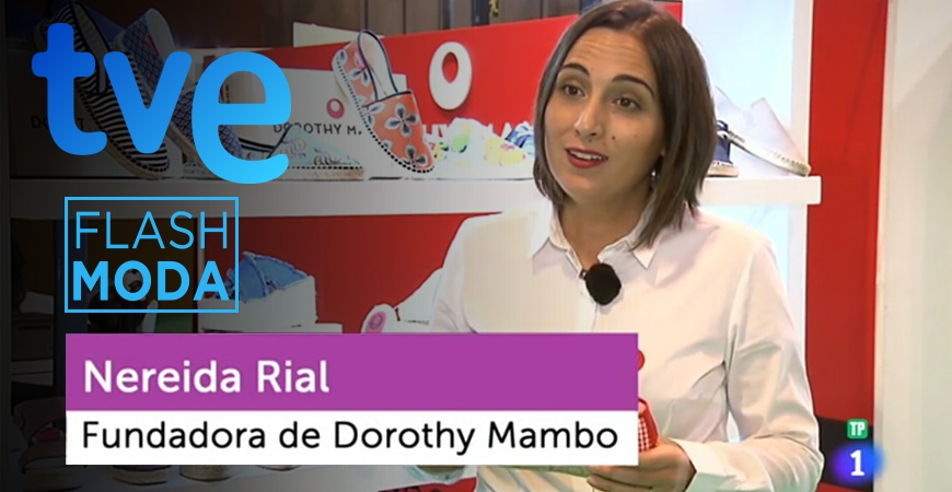 Las alpargatas DOROTHY MAMBO™ en Flash Moda de Televisión Española